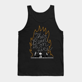 Bernie Sanders This Bern is on Fire Tank Top